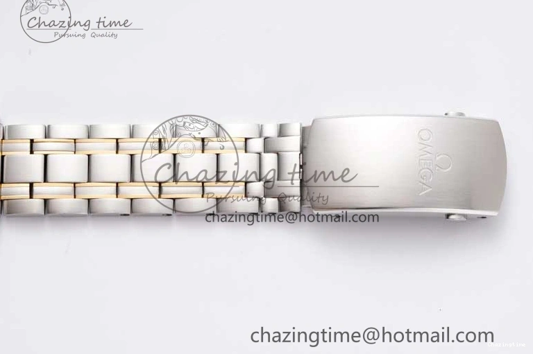 0522 ZeroBulk Seamaster Diver 300M SS YG Blue Ceramic Bezel JVSF 1:1 Best Edition Blue Dial on SS YG Bracelet A 7784